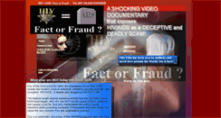 Desktop Screenshot of hiv-aids-factorfraud.com